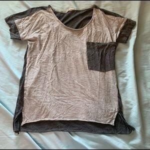 Grey/ black shirt with pocket